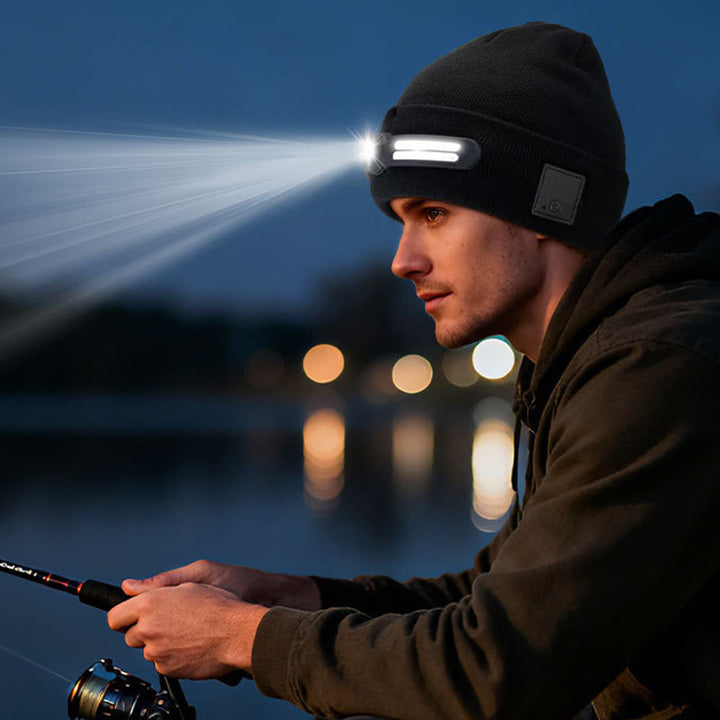 Berretto lavorato a maglia con illuminazione a LED RGB invernale - image 3