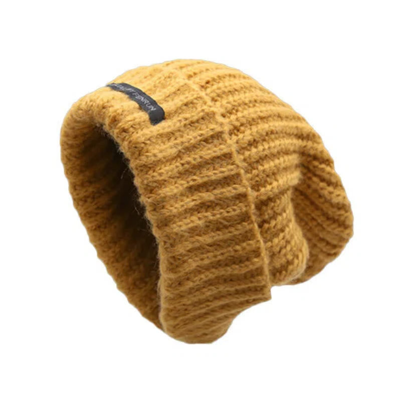 Berretto invernale in maglia tinta unita, caldo e confortevole - Marrone - Regolabile (21 5/8"-22 7/8") - image 7