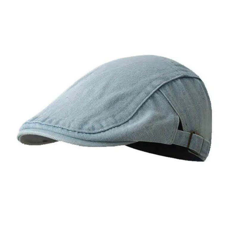 Classico berretto piatto regolabile in denim - Azzurro chiaro - Regolabile (circa 21 5/8"-23 1/4") - image 5