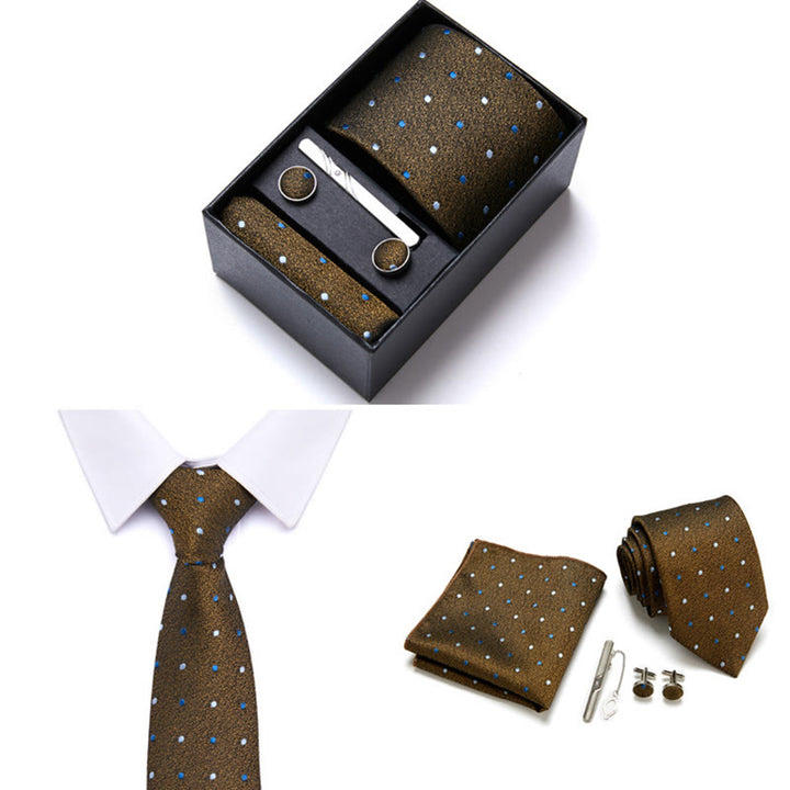 Set di 4 cravatte eleganti formali da uomo - Stile n. 10 - image 10