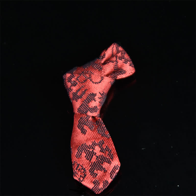 Spilla da bavero in tessuto da matrimonio a forma di mini cravatta creativa da uomo - Stile n. 13 - image 17