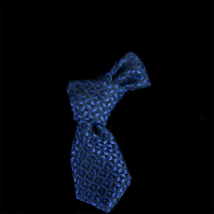 Spilla da bavero in tessuto da matrimonio a forma di mini cravatta creativa da uomo - Stile n. 18 - image 22