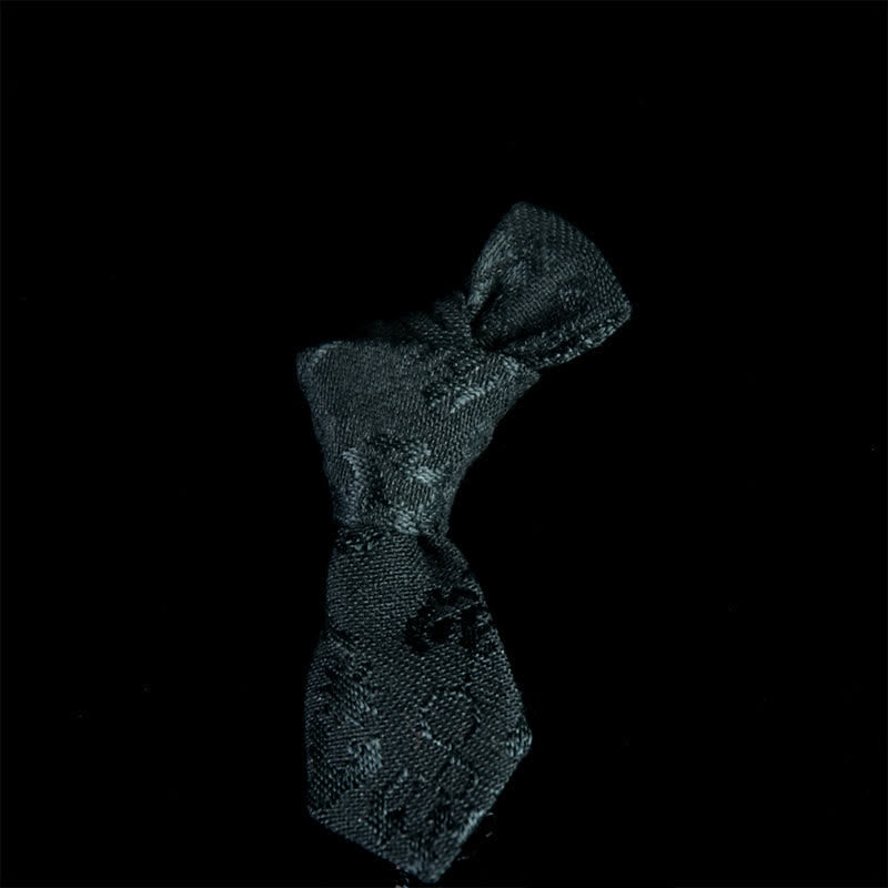 Spilla da bavero in tessuto da matrimonio a forma di mini cravatta creativa da uomo - Stile n. 8 - image 12