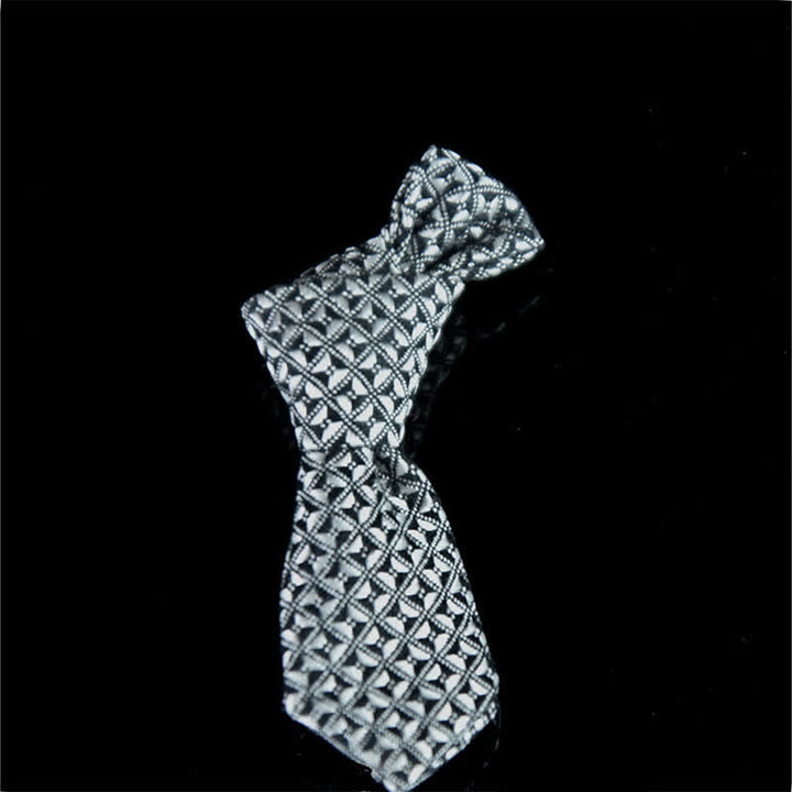 Spilla da bavero in tessuto da matrimonio a forma di mini cravatta creativa da uomo - Stile n. 17 - image 21