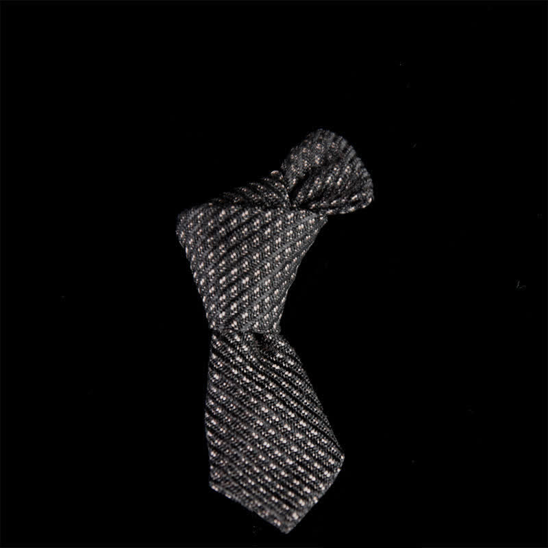 Spilla da bavero in tessuto da matrimonio a forma di mini cravatta creativa da uomo - Stile n. 15 - image 19