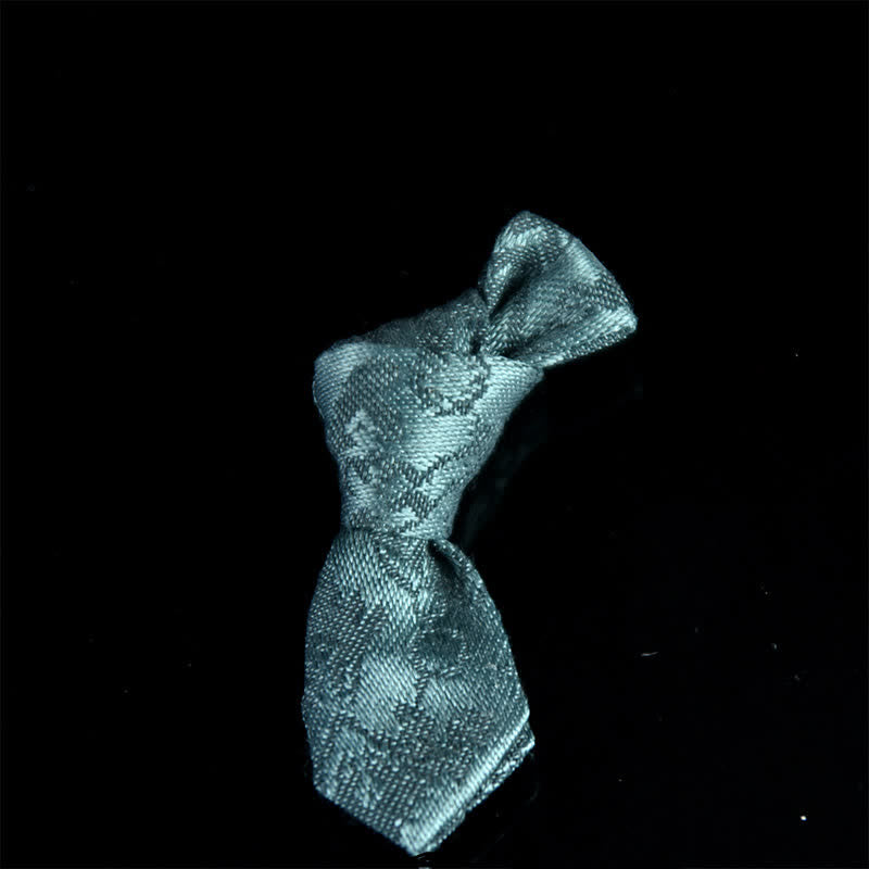 Spilla da bavero in tessuto da matrimonio a forma di mini cravatta creativa da uomo - Stile n. 12 - image 16