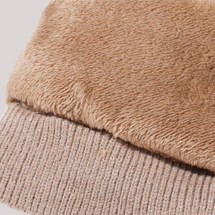 Berretto in maglia di peluche 3 in 1 con sciarpa e maschera - image 5