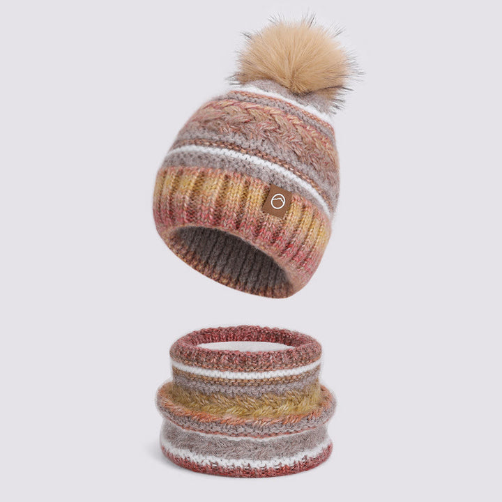 2 pezzi di berretto lavorato a maglia colorato invernale per tenere al caldo il collo - Stile n. 3 - Regolabile (21 5/8"-23 5/8") - image 3