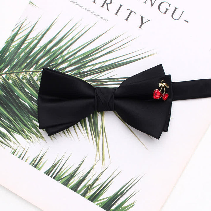 Elegante papillon nero a doppio strato con accenti metallici - Stile n. 13 - image 16