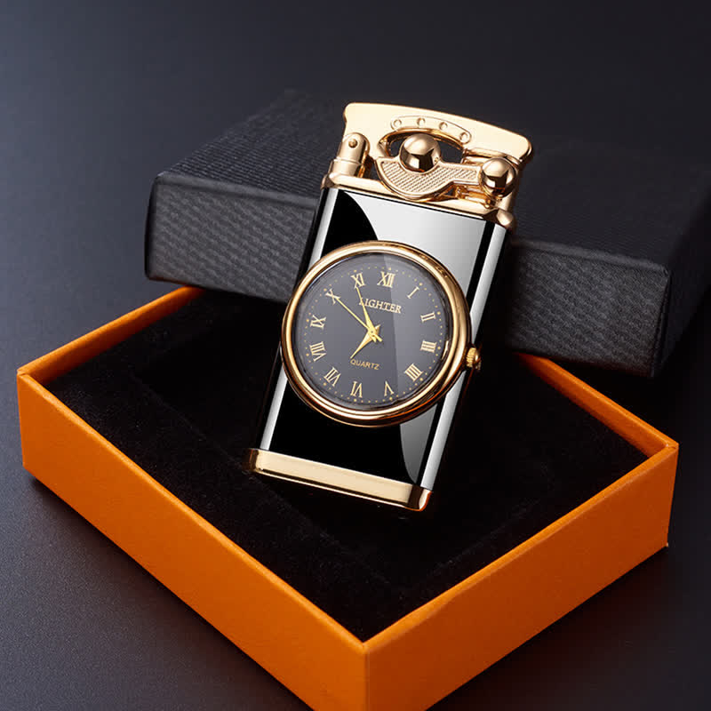 Accendino gonfiabile a butano con quadrante creativo e orologio - image 8