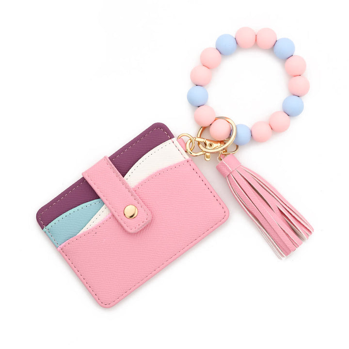 Portafoglio con ciondolo a nappa con bracciale multicolore alla moda - Stile n. 3 - image 2