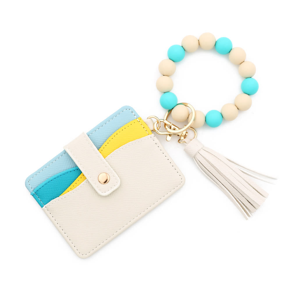 Portafoglio con ciondolo a nappa con bracciale multicolore alla moda - Stile n. 7 - image 6