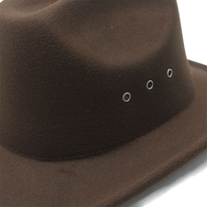 Cappello da cowboy da uomo con cintura a disco e motivo argentato - image 3