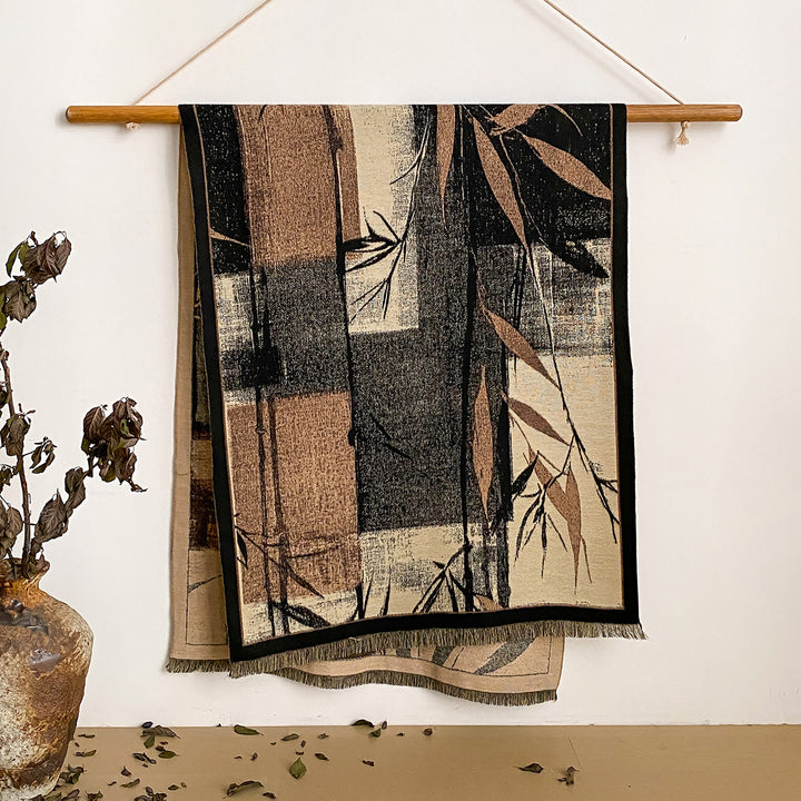 Sciarpa scialle con frange e stampa floreale da donna - Stile n. 7 - image 7