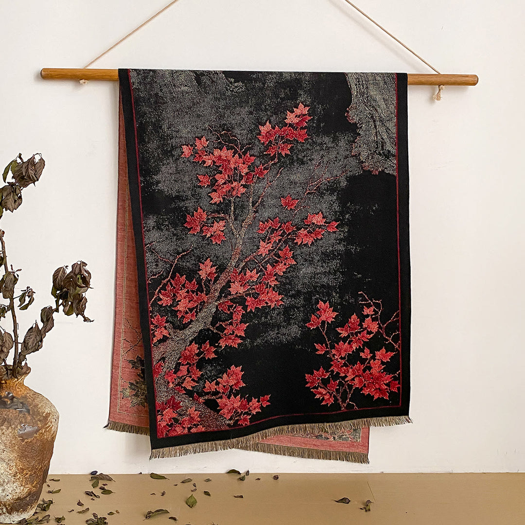 Sciarpa scialle con frange e stampa floreale da donna - Stile n. 4 - image 4