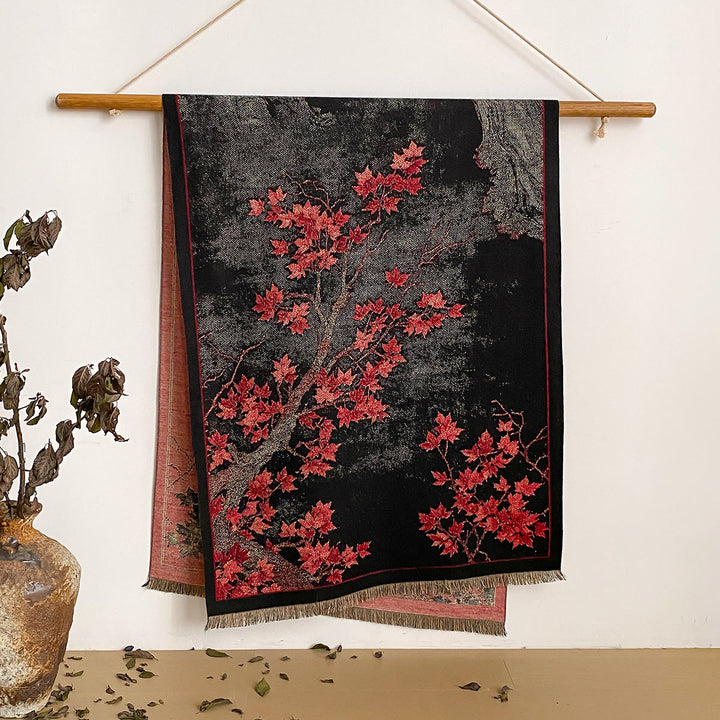 Sciarpa scialle con frange e stampa floreale da donna - Stile n. 4 - image 4