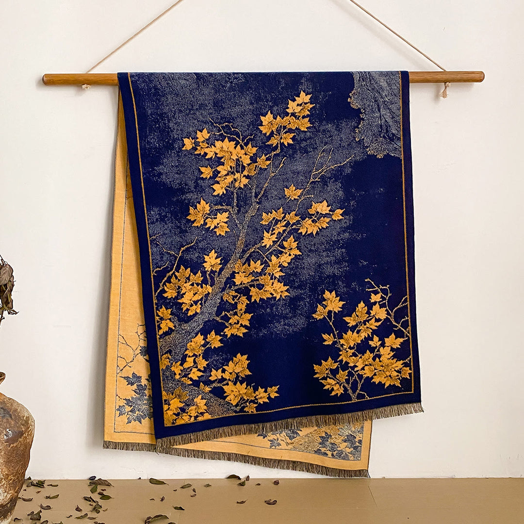 Sciarpa scialle con frange e stampa floreale da donna - Stile n. 5 - image 5