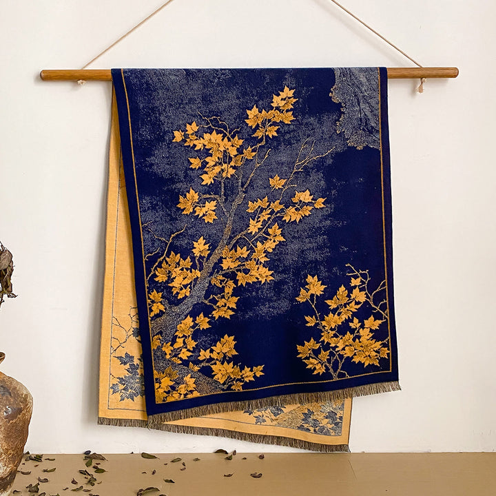 Sciarpa scialle con frange e stampa floreale da donna - Stile n. 5 - image 5