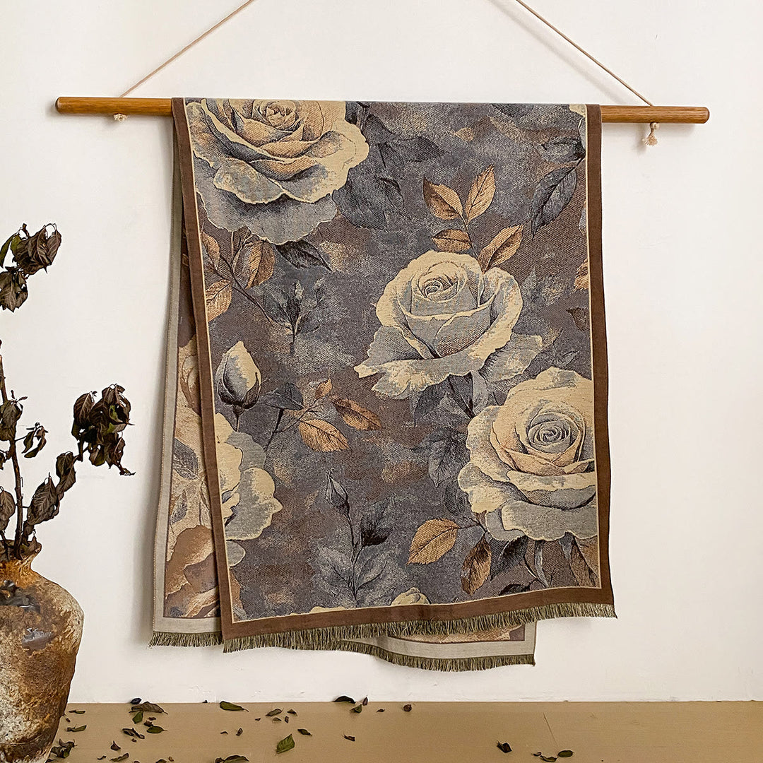 Sciarpa scialle con frange e stampa floreale da donna - Stile n. 20 - image 20