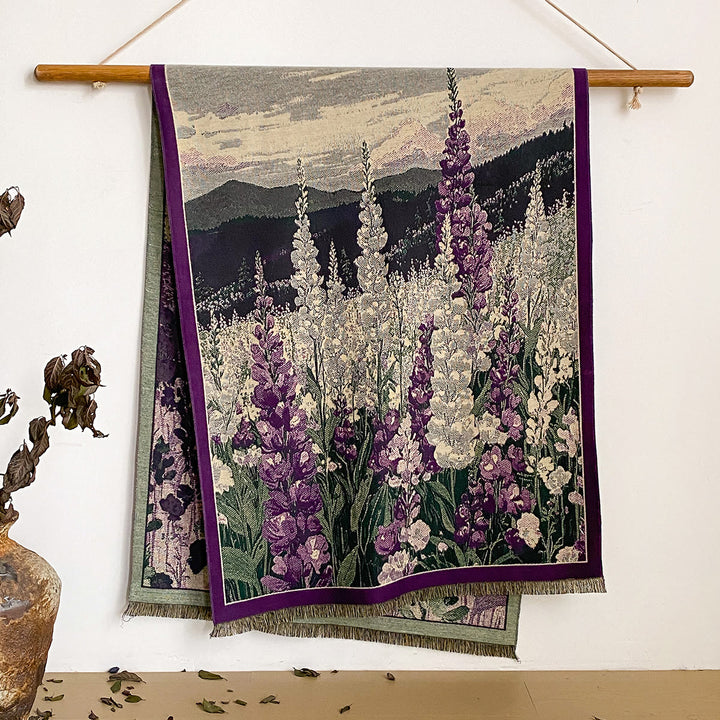 Sciarpa scialle con frange e stampa floreale da donna - Stile n. 39 - image 39