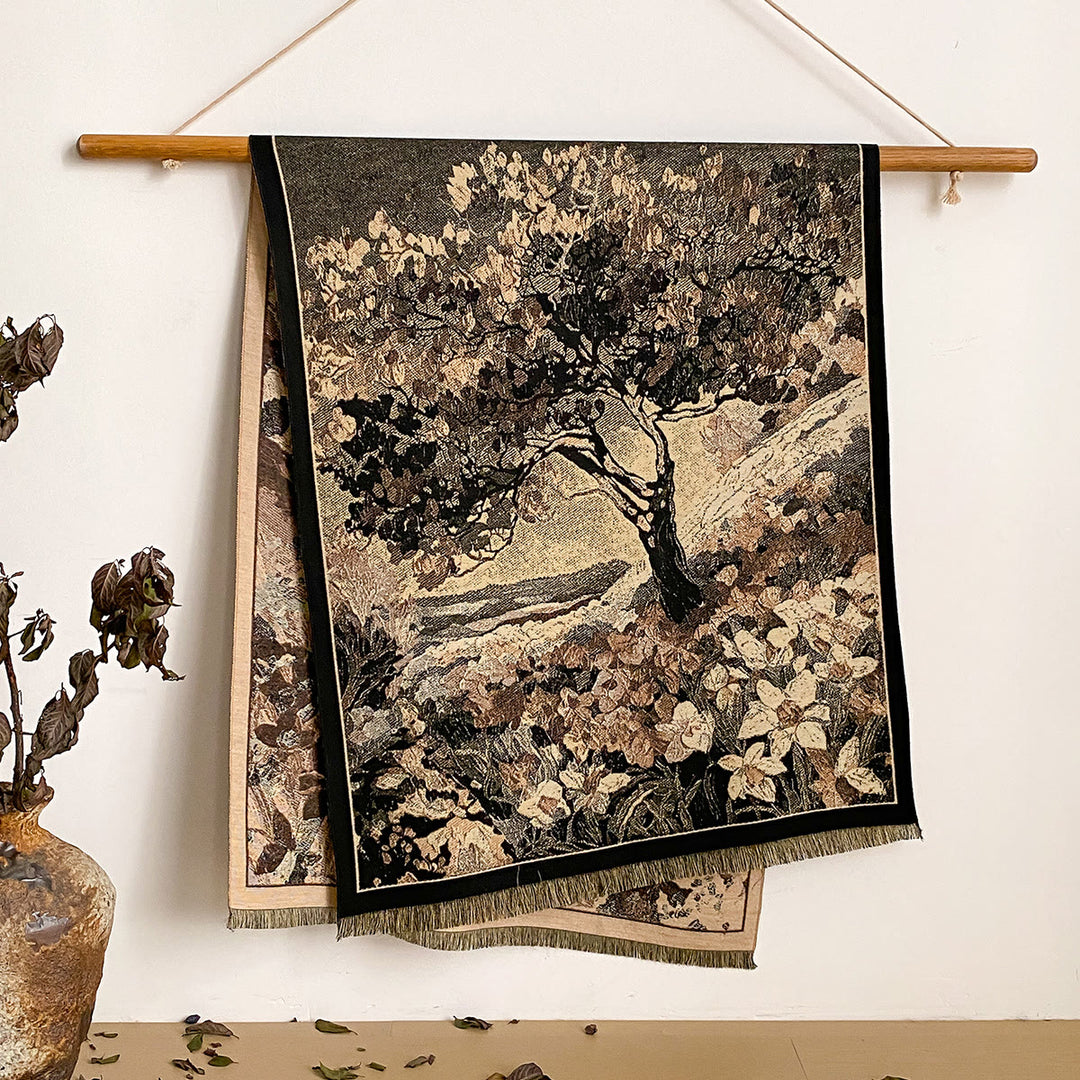 Sciarpa scialle con frange e stampa floreale da donna - Stile n. 48 - image 48