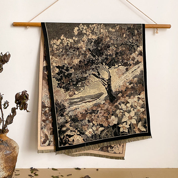 Sciarpa scialle con frange e stampa floreale da donna - Stile n. 48 - image 48