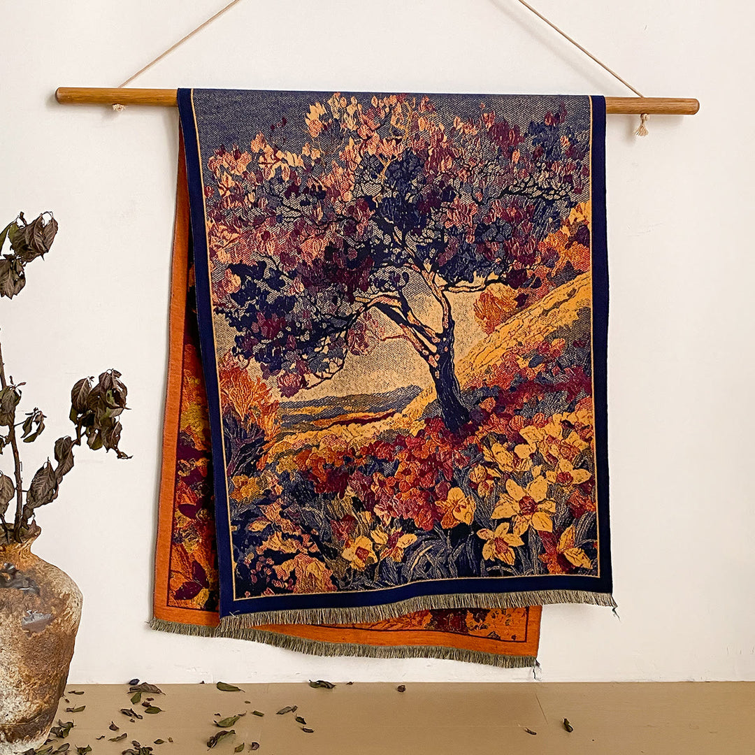 Sciarpa scialle con frange e stampa floreale da donna - Stile n. 47 - image 47