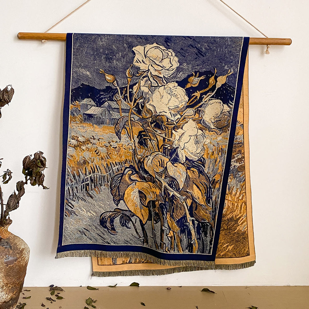 Sciarpa scialle con frange e stampa floreale da donna - Stile n. 45 - image 45