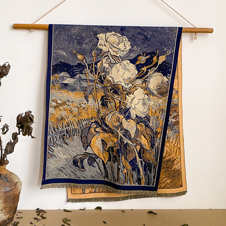 Sciarpa scialle con frange e stampa floreale da donna - Stile n. 45 - image 45