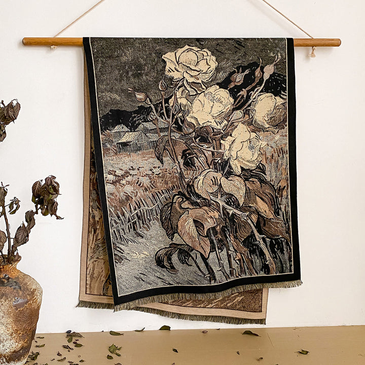 Sciarpa scialle con frange e stampa floreale da donna - Stile n. 44 - image 44