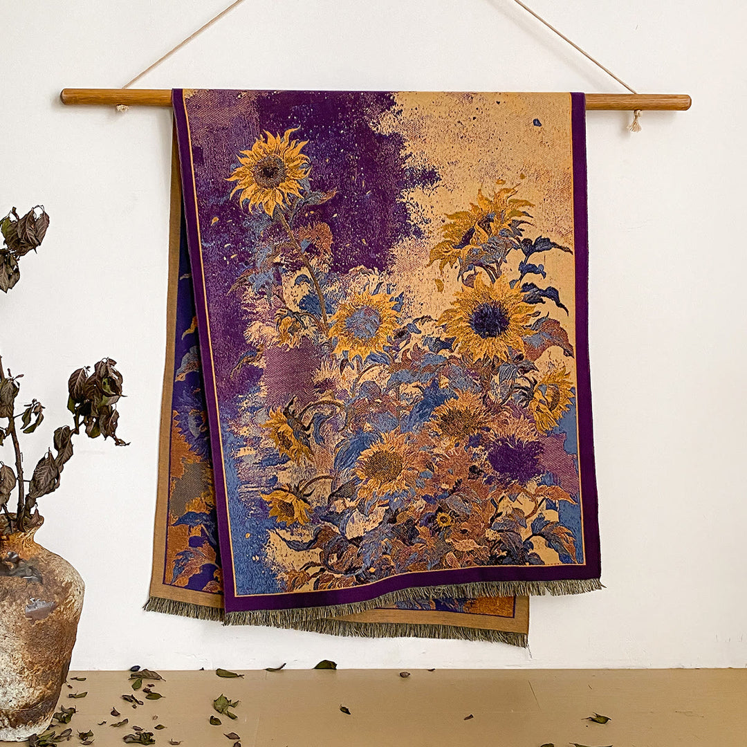 Sciarpa scialle con frange e stampa floreale da donna - Stile n. 30 - image 30