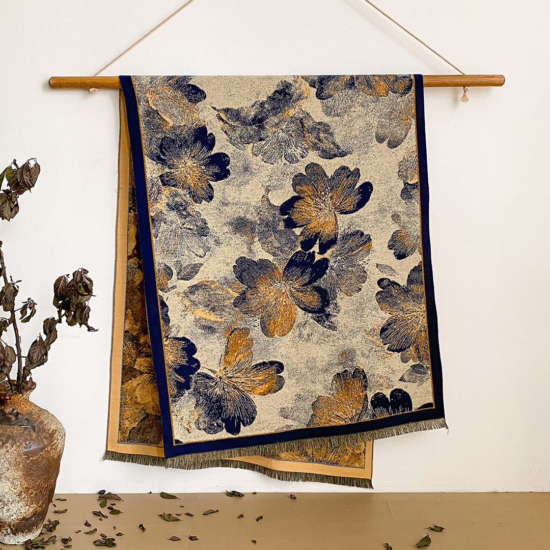 Sciarpa scialle con frange e stampa floreale da donna - Stile n. 43 - image 43