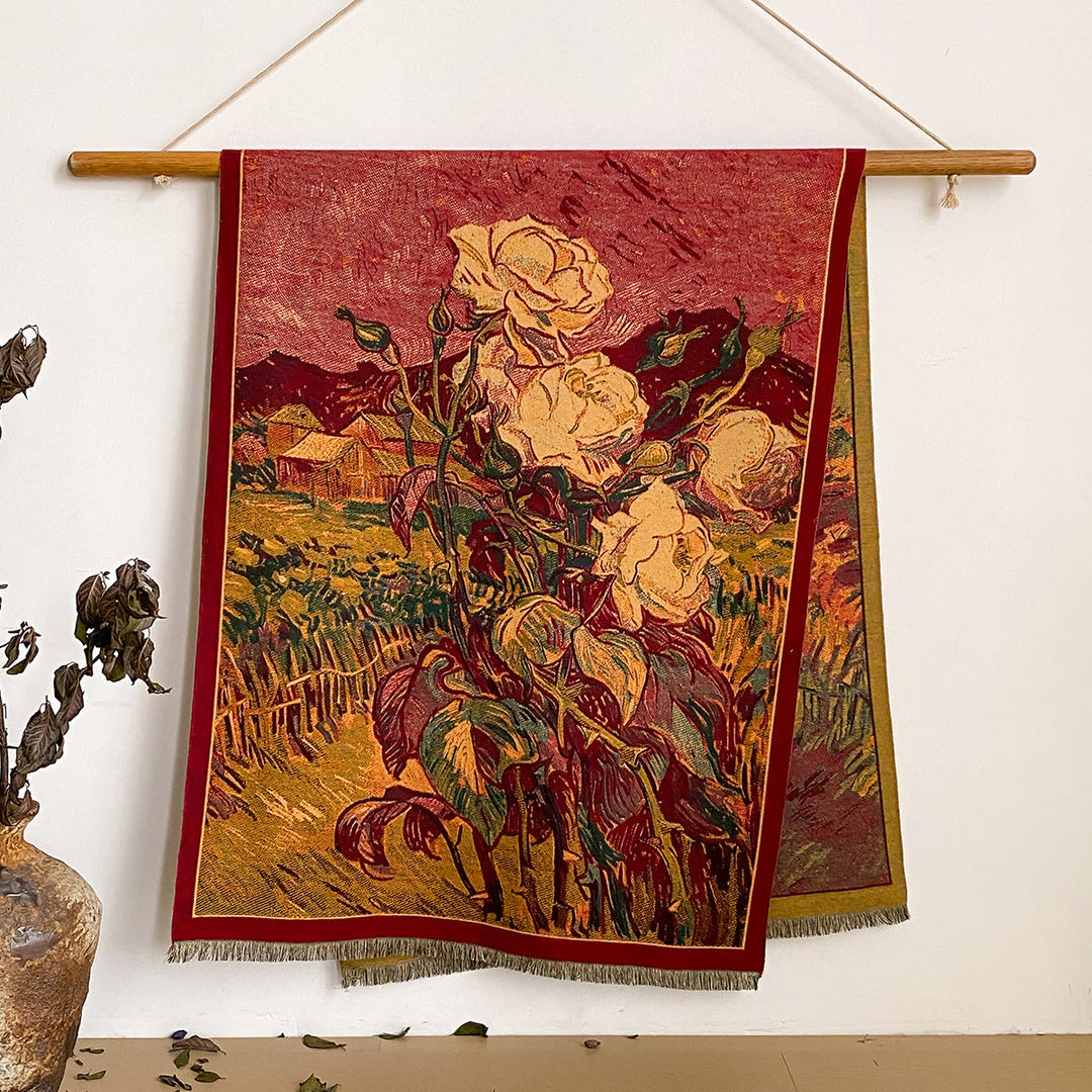 Sciarpa scialle con frange e stampa floreale da donna - Stile n. 46 - image 46