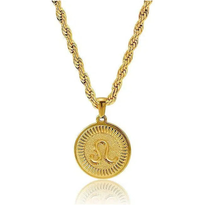 Collana con ciondolo personalizzato con moneta e simbolo zodiacale - Libra - image 7