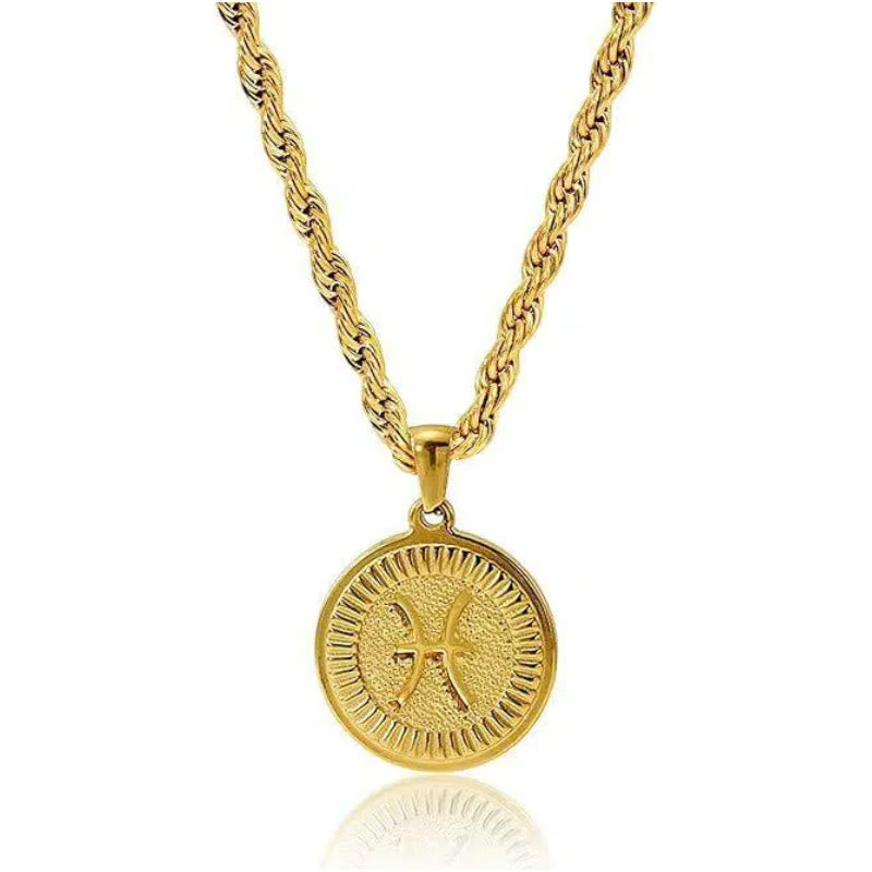 Collana con ciondolo personalizzato con moneta e simbolo zodiacale - Scorpione - image 8