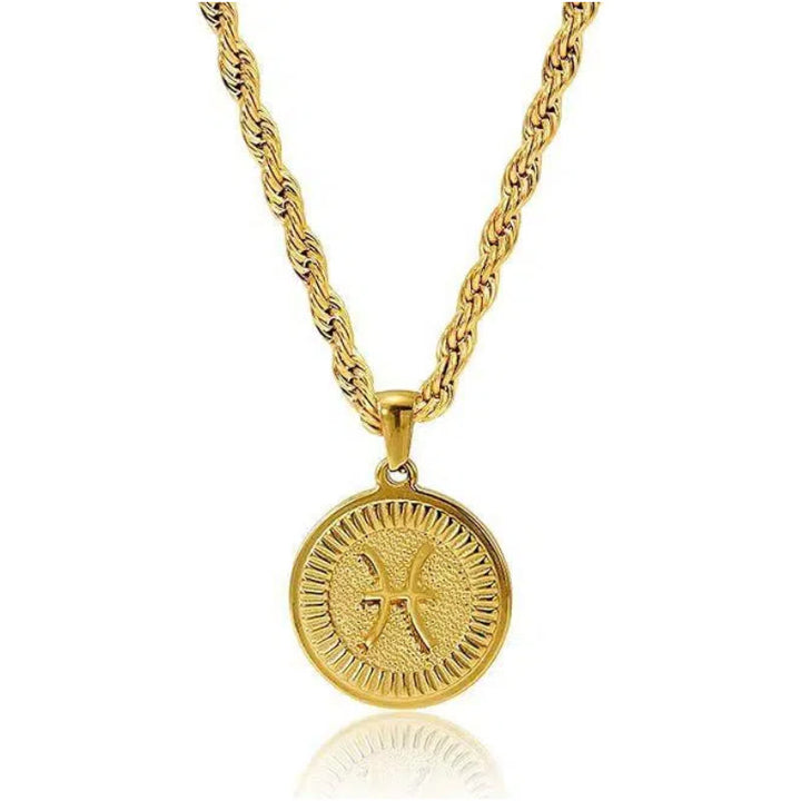 Collana con ciondolo personalizzato con moneta e simbolo zodiacale - Scorpione - image 8