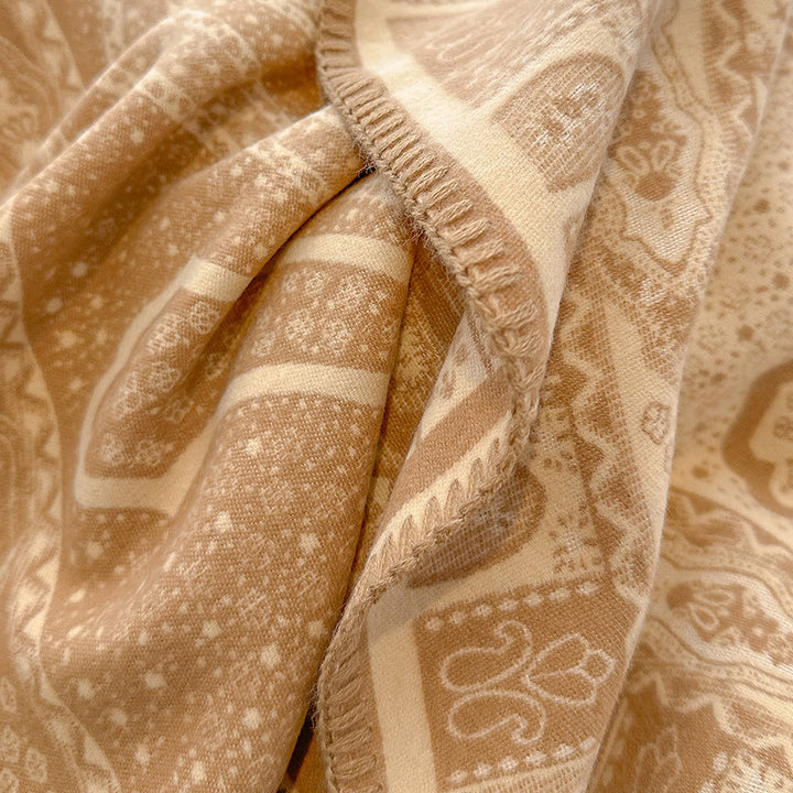 Sciarpa scialle con frange e motivo Paisley da donna - image 2