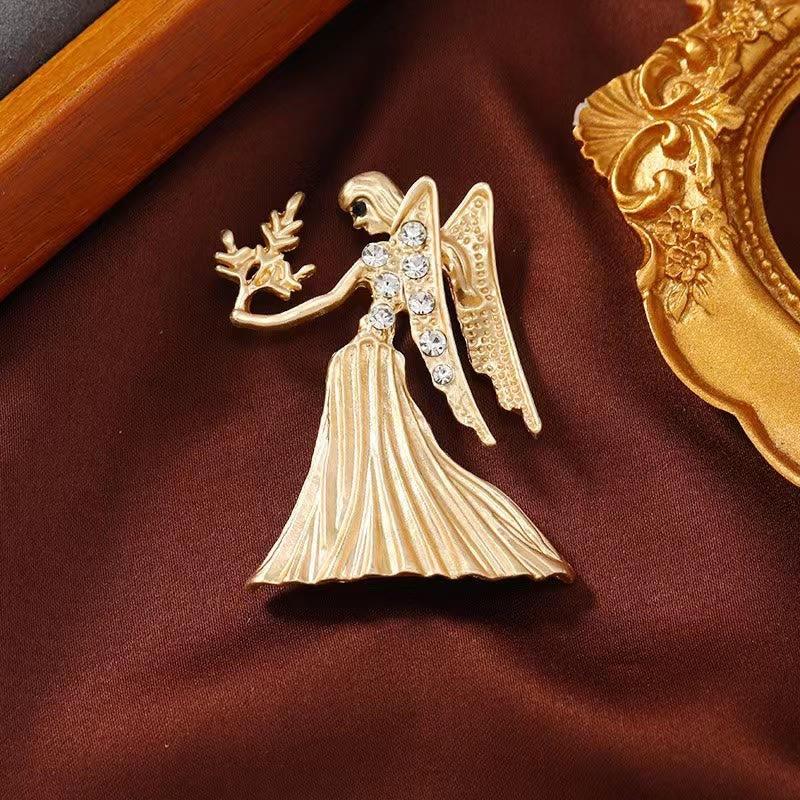 Spilla in oro con diamanti e segno zodiacale - image 12