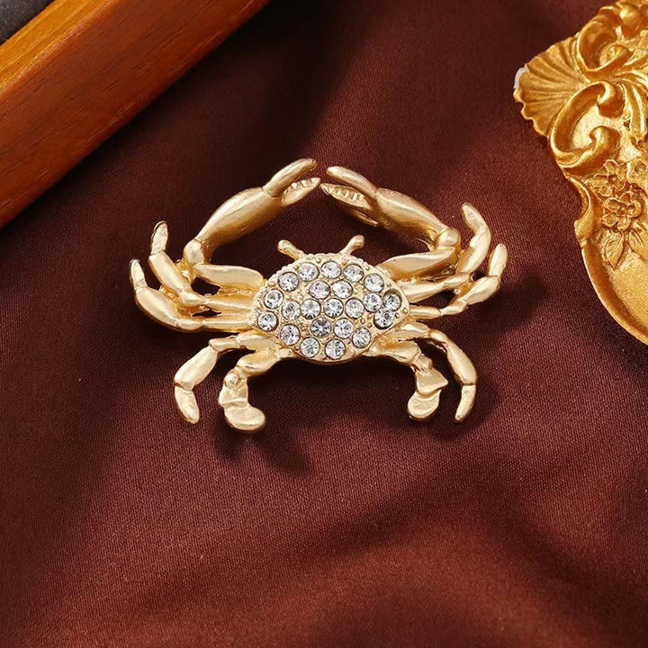 Spilla in oro con diamanti e segno zodiacale - image 8