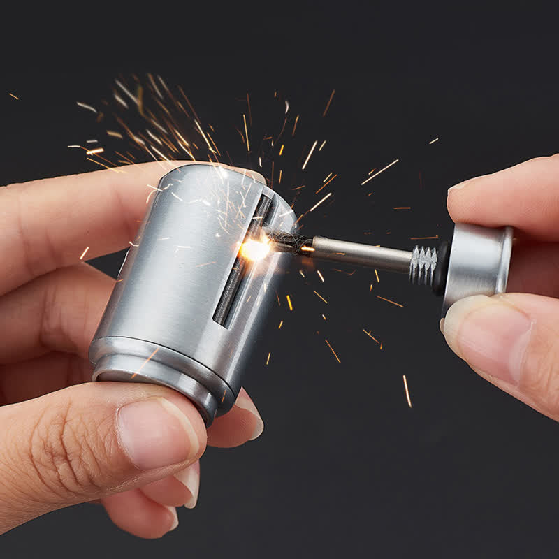 Estintore a bombola di gas, fiammifero, accendino a olio ricaricabile - image 8