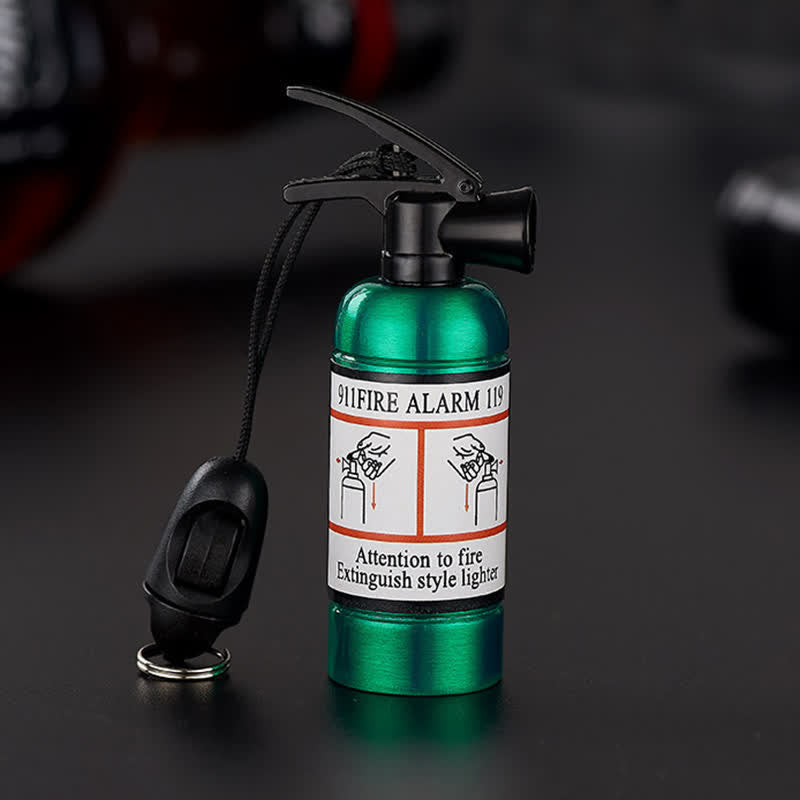 Estintore a bombola di gas, fiammifero, accendino a olio ricaricabile - Estintore - Verde - image 15