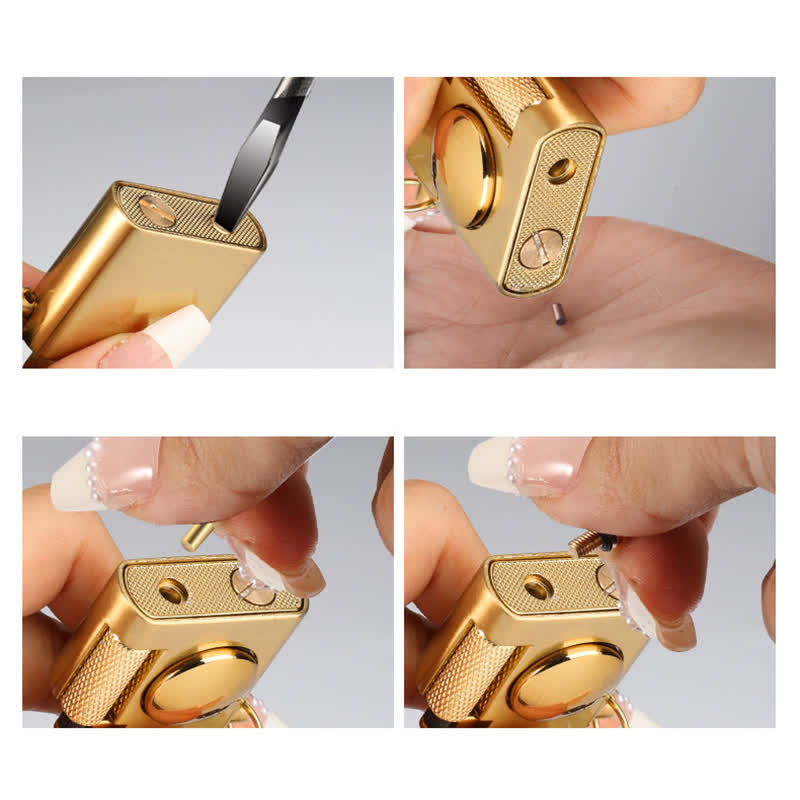 Accendino gonfiabile a cherosene con decompressione rotante quadrato - image 8