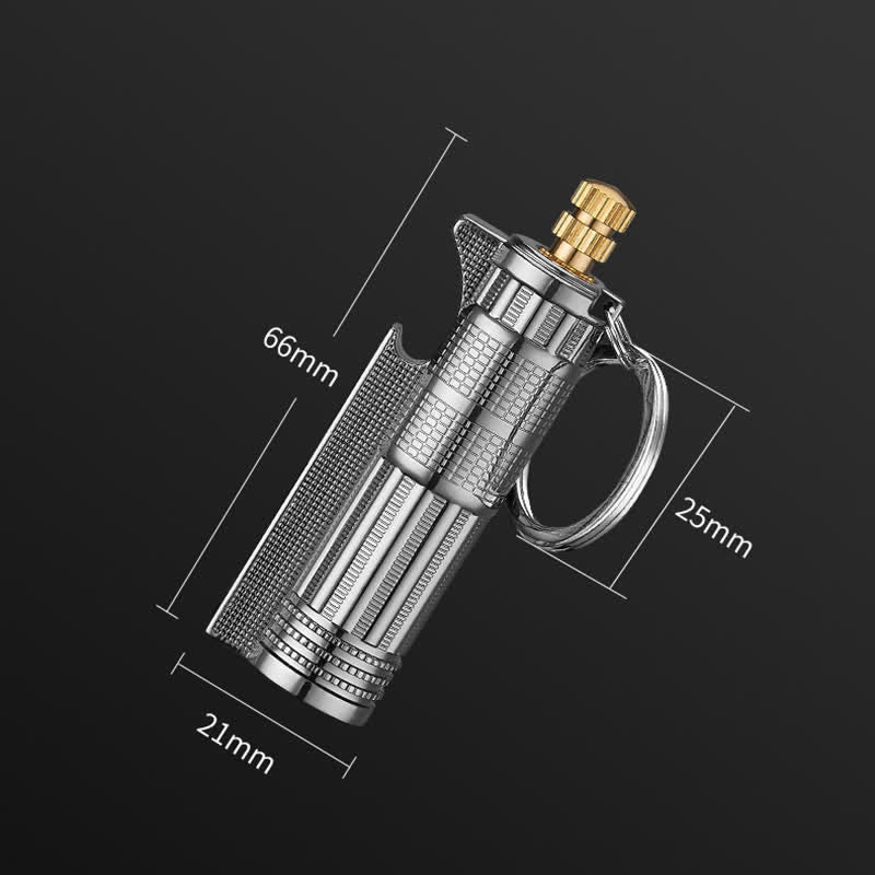 Apribottiglie multifunzionale, accendino a olio ricaricabile con fiammifero - image 10