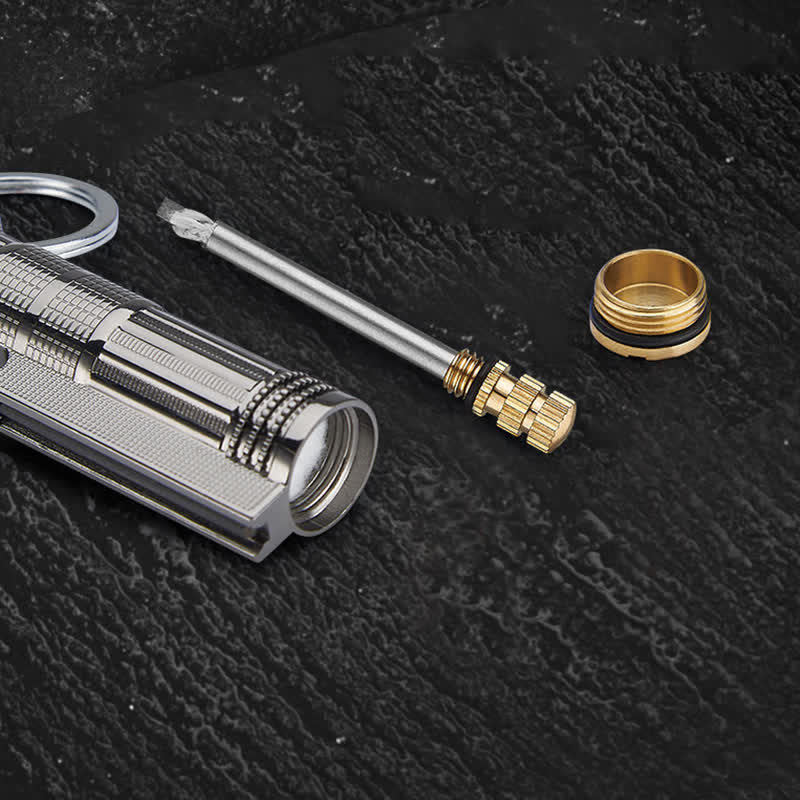 Apribottiglie multifunzionale, accendino a olio ricaricabile con fiammifero - image 5