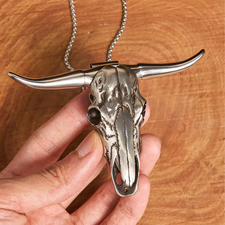 Set di ciondoli a forma di corno di cervo con fibbia per cintura fai da te con coltello nascosto e lettera iniziale - image 6