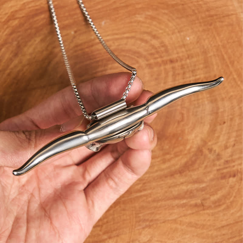 Set di ciondoli a forma di corno di cervo con fibbia per cintura fai da te con coltello nascosto e lettera iniziale - image 7