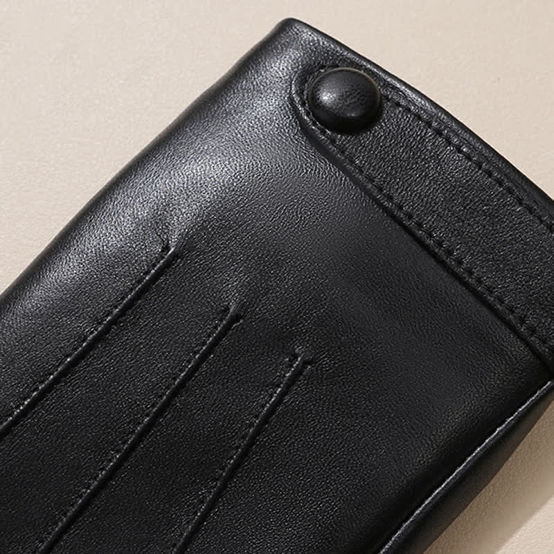 Guanti da donna in vera pelle di pecora dal tocco sofisticato - image 9