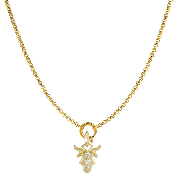 Collana con simbolo zodiacale impreziosita da diamanti - Capricorno - image 10