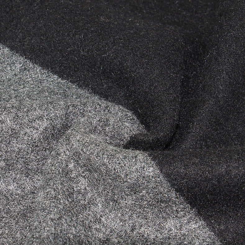 Sciarpa calda con nappe e dettagli a righe classiche da uomo - image 5