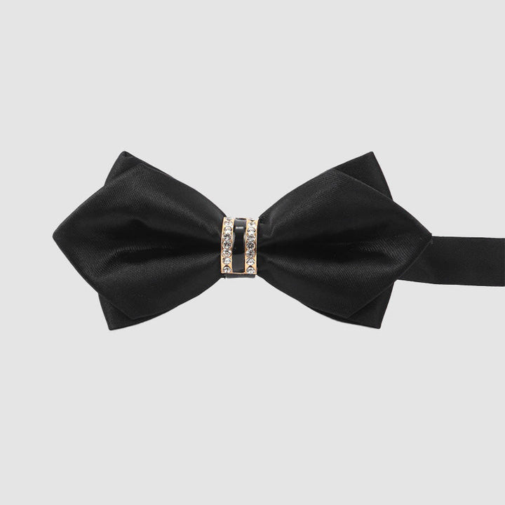 Papillon formale da uomo con fibbia decorativa e motivo Paisley - image 3